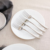 Aldor Dinner Fork Set Of 6 Silver